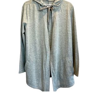 The Sweatshirt Project Gray Jacket with Hoodie Two Side Pockets S NWOT